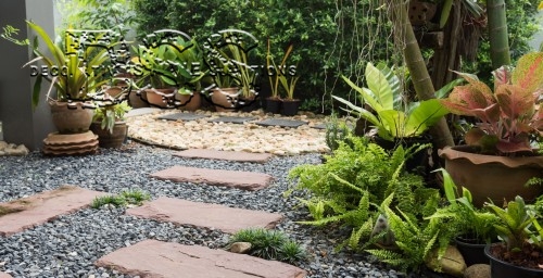 Landscaping Ideas: Using Black Cinder Decorative Gravel in Outdoor Spaces.