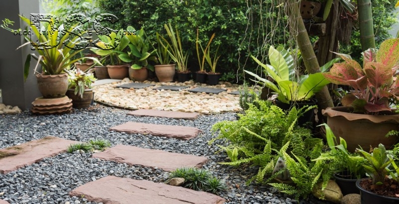 Landscaping Ideas: Using Black Cinder Decorative Gravel in Outdoor Spaces.