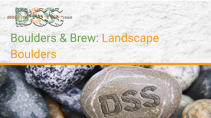 VIDEO: Boulders & Brew: Landscape Boulders
