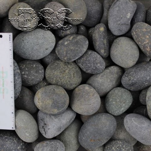 Black Mexican Beach Pebble - 1 to 2 inch