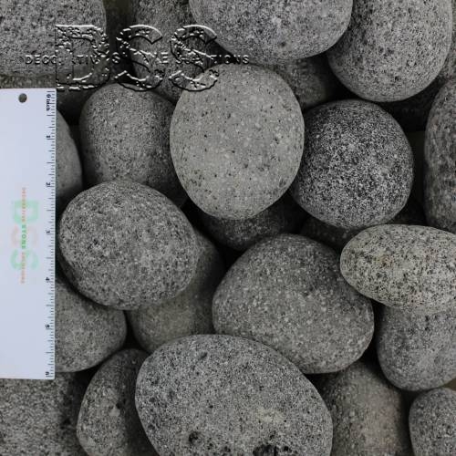 Black Lava Pebble - 3 to 5 inch