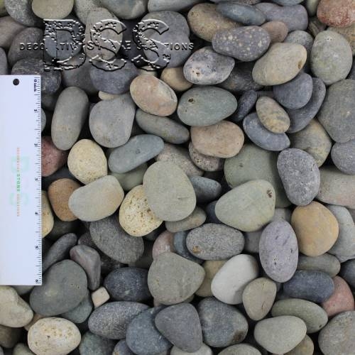 Mixed Beach Pebble - 1/2 to 1 inch