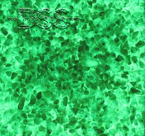 Glow in the Dark Crushed - Yellow Green - 1/2"